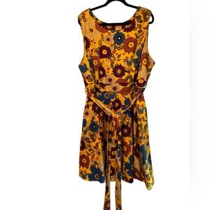 Ixia floral sleeveless dress, size 2X